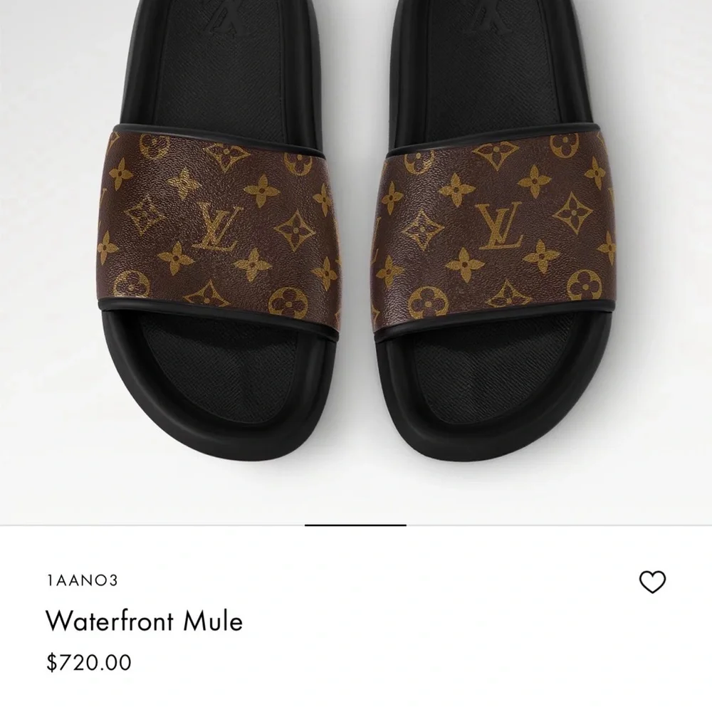 Louis Vuitton Waterfront Mule Sandals - Picture 1 of 9